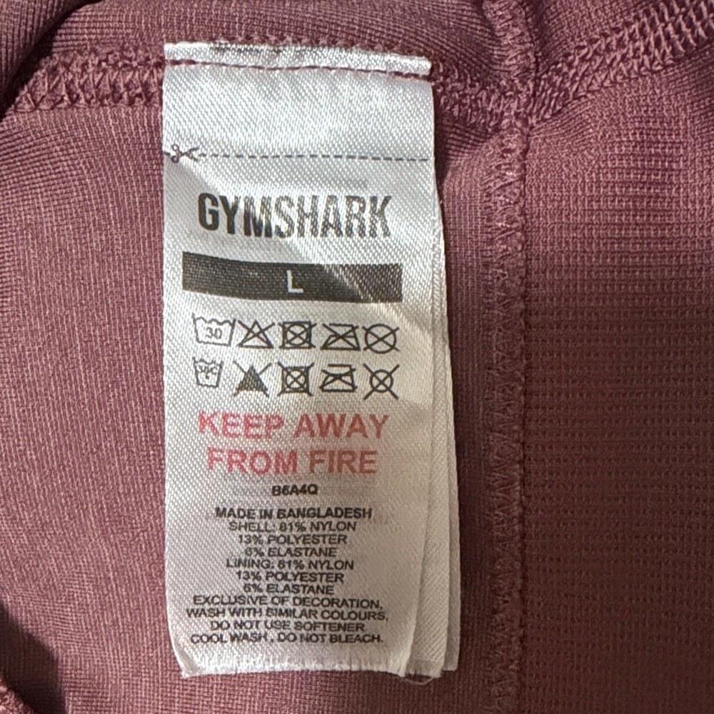 Gymshark Cross-Back Sports Bra - Maroon - Picture 2 of 4